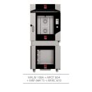 TECNOEKA MKF 664 TS Elektromos légkeveréses sütő 6x 60x40cm tálcahellyel, érintőképernyős