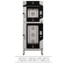 TECNOEKA MKF 1064 TS Elektromos légkeveréses sütő 10x 60x40cm tálcahellyel, érintőképernyős