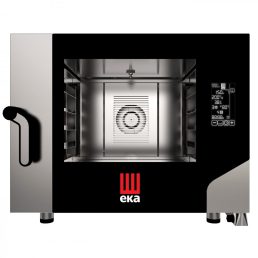   TECNOEKA MKF 464 BM Elektromos légkeveréses sütő 4x 60x40cm tálcahellyel, érintővezérlős "BLACK MASK" kezelőpanellel