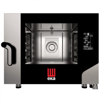  TECNOEKA MKF 464 BM Elektromos légkeveréses sütő 4x 60x40cm tálcahellyel, érintővezérlős "BLACK MASK" kezelőpanellel