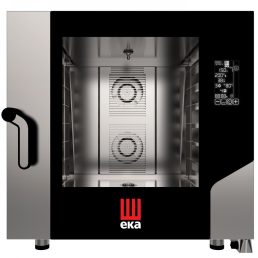   TECNOEKA MKF 664 BM Elektromos légkeveréses sütő 6x 60x40cm tálcahellyel, érintővezérlős "BLACK MASK" kezelőpanellel