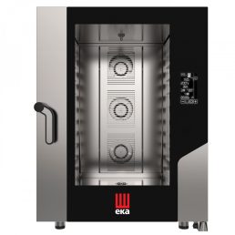   TECNOEKA MKF 1064 BM Elektromos légkeveréses sütő 10x 60x40cm tálcahellyel, érintővezérlős "BLACK MASK" kezelőpanellel