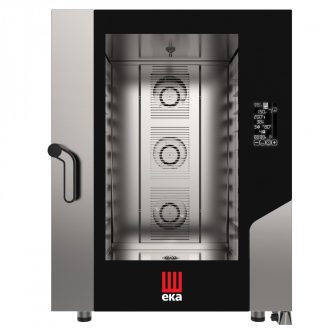   TECNOEKA MKF 1064 BM Elektromos légkeveréses sütő 10x 60x40cm tálcahellyel, érintővezérlős "BLACK MASK" kezelőpanellel