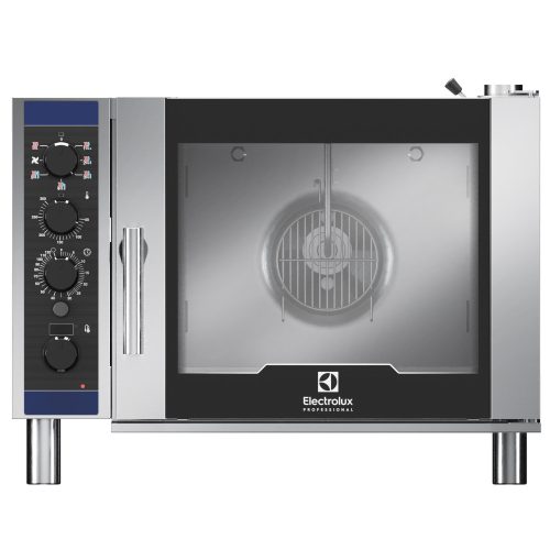 Légkeveréses sütő, elektromos, kereszttálcás, 6xGN1/1 tálcahelyes, "SMART STEAM" változat – ELECTROLUX PROFESSIONAL 260687