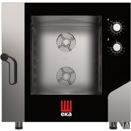   TECNOEKA MKF 616 SP Elektromos légkeveréses sütő 6x GN1/1 vagy 60x40cm tálcahellyel, tekerőgombos vezérléssel, párásítás nélküli változat