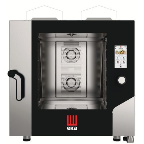 TECNOEKA MKF 664 GTS Gázüzemű légkeveréses sütő 6x 60x40cm tálcahellyel, érintőképernyős