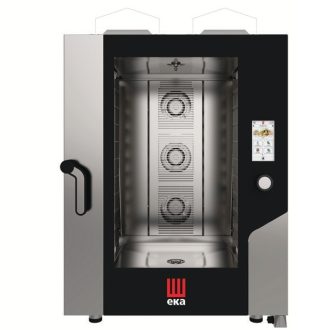   TECNOEKA MKF 1064 GTS Gázüzemű légkeveréses sütő 10x 60x40cm tálcahellyel, érintőképernyős