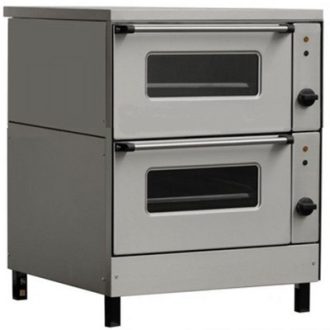   EMAX NS-1206 Statikus sütő elektromos GN2/1 méretű, 2 aknás, 2x4,05kW