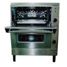 EMAX NGS-1200 Statikus sütő gázüzemű GN2/1 méretű, 2 aknás, 2x6,8kW