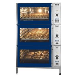   Elektromos üzemű, GN2/1 méretű statikus sütő, 3 aknás – GASZTROMETÁL GES-003