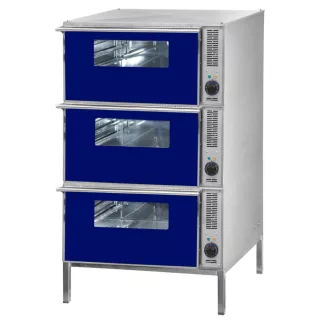   Elektromos üzemű, GN2/1 méretű statikus sütő, 3 aknás – GASZTROMETÁL GES-003
