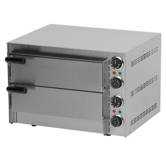   RM GASTRO REDFOX FP 66 R Pizzakemence elektromos, 2 sütőtérrel, 2,7kW (max 300°C)