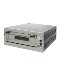   RM GASTRO REDFOX E 4 Pizzakemence elektromos, analóg hőmérővel, 4,8kW, 4db 33cm-es pizzához
