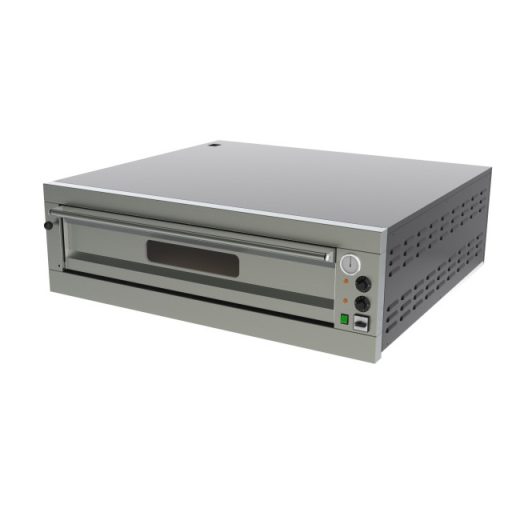 RM GASTRO REDFOX E 9 Pizzakemence elektromos,analóg hőmérővel, 12kW, 9db 33cm-es pizzához