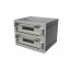 RM GASTRO REDFOX E 8 Pizzakemence elektromos, kétkamrás, analóg hőmérővel, 9,6kW, 4+4db 33cm-es pizzához
