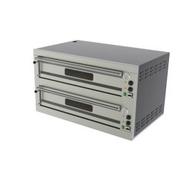   RM GASTRO REDFOX E 12 L Pizzakemence elektromos, kétkamrás, analóg hőmérővel, 16kW, 6+6db 33cm-es pizzához