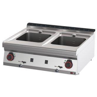   RM GASTRO REDFOX VT 70/08 E Elektromos asztali tésztafőző, kétmedencés, 2x16 literes medencével