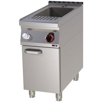   RM GASTRO REDFOX VT 90/40 E Elektromos tésztafőző, egy medencés 33L, ajtós tárolóval