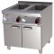 RM GASTRO REDFOX VT 90/80 E Elektromos tésztafőző, kétmedencés 2x33L, ajtós tárolóval
