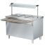 ARISCO BTEB 711 FN Bain-marie vízfürdős melegentartó pultelem nyitott szekrénnyel, rozsdamentes, GN3/1, 1150mm