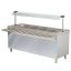 ARISCO BTEB 718 FN Bain-marie vízfürdős melegentartó pultelem nyitott szekrénnyel, rozsdamentes, GN5/1, 1800mm