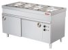 ARISCO BTEB 714 HFN Bain-marie vízfürdős melegentartó pultelem melegentartó szekrénnyel, rozsdamentes, GN4/1, 1470mm