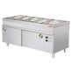 ARISCO BTEB 718 HFN Bain-marie vízfürdős melegentartó pultelem melegentartó szekrénnyel, rozsdamentes, GN5/1, 1800mm