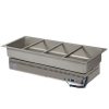 ARISCO HSG 4 Beépíthető Bain-Marie vízfűrdős melegentartó, GN4/1 méretű