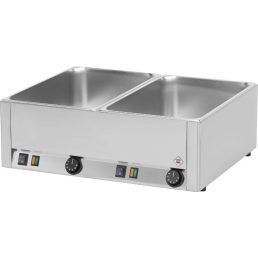   RM GASTRO REDFOX BM 2115 Bain Marie asztali, 2xGN1/1-150 medencével