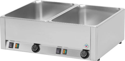 RM GASTRO REDFOX BM 2115 Bain Marie asztali, 2xGN1/1-150 medencével