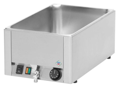 RM GASTRO REDFOX BMV 1115 Bain Marie asztali, 1xGN1/1-150 medencével, leeresztő csappal