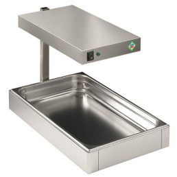   RM GASTRO REDFOX UHL 11 Melegentartó felső infra fűtőtesttel, GN1/1-65mm