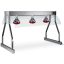 Asztali infralámpás melegentartó híd, 4x GN1/1 méretű, 4 izzóval – METALCARRELLI 9570T