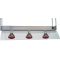 Függesztett infralámpás melegentartó, 2x GN1/1 méretű, 2 izzóval – METALCARRELLI 9566S