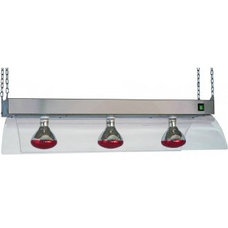   Függesztett infralámpás melegentartó, 4x GN1/1 méretű, 4 izzóval – METALCARRELLI 9570S