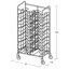 Univerzális tálcaszállító kocsi, kétoszlopos, 24 tálcához – METALCARRELLI 1477U