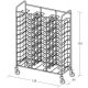Univerzális tálcaszállító kocsi, háromoszlopos, 36 tálcához – METALCARRELLI 1482U