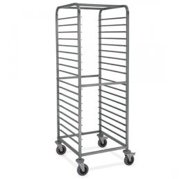   Tálcaszállító kocsi rozsdamentes acélból, 18xGN2/1 méretű – METALCARRELLI 2060S-F