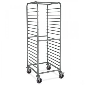   Tálcaszállító kocsi rozsdamentes acélból, 18xGN2/1 méretű – METALCARRELLI 2060S-F