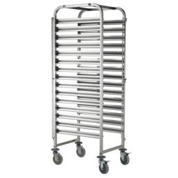   HENDI 810613 Tálcaszállító kocsi GN1/1 méret, 15 tálca részére