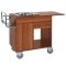Flambír kocsi 2 egymás meletti égővel, 1230x500x870mm – METALCARRELLI 1160