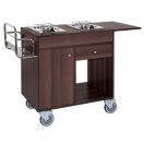 Flambír kocsi 2 külön égővel, 1230x500x870mm – METALCARRELLI 1160D