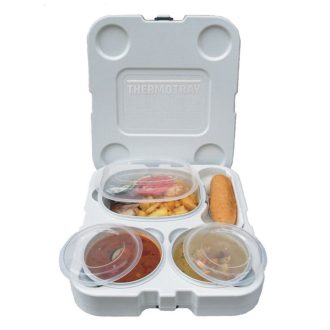   Thermotálca egyéni tálcás tálaláshoz, edényzettel "THERMOTRAY"