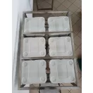Szállítókocsi, nyitott, 36 db Thermotray típusú thermotálcához