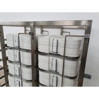   Szállítókocsi, nyitott, 48 db Thermotray típusú thermotálcához