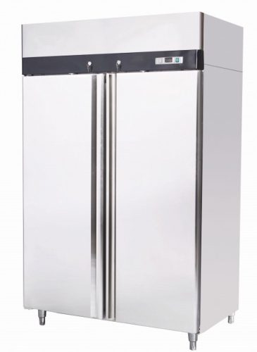 MBF 8117 Hűtőszekrény, kétajtós, roszdamentes, GN2/1 belmérettel, 1240/940L