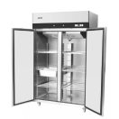 Hűtőszekrény, kétajtós, roszdamentes, GN2/1 belmérettel, 1240/940L – gastroCOOL MBF8117