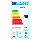 Hűtőszekrény, kétajtós, roszdamentes, GN2/1 belmérettel, 1240/940L – gastroCOOL MBF8117