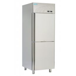  ALPFRIGO CM/CM 700 SS Hűtőszekrény rozsdamentes burkolattal, két önálló légtérrel, 560 literes