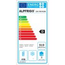 ALPFRIGO CM/CM 700 SS Hűtőszekrény rozsdamentes burkolattal, két önálló légtérrel, 560 literes